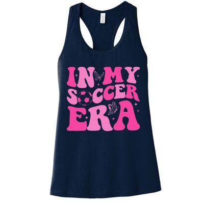 Groovy In My Soccer Era Soccer Player Womens Tank Top