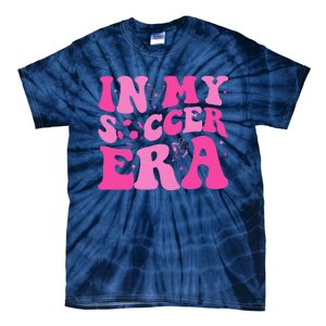 Groovy In My Soccer Era Soccer Player Tie-Dye T-Shirt