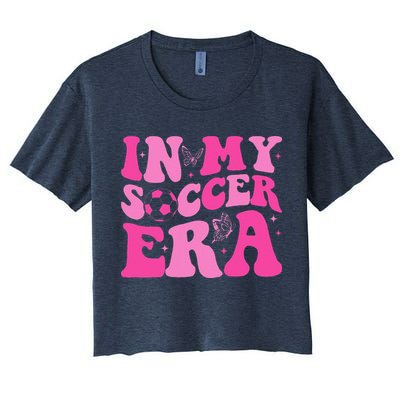 Groovy In My Soccer Era Soccer Player Crop Top