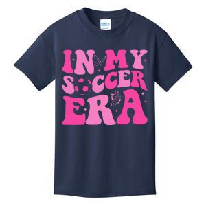 Groovy In My Soccer Era Soccer Player Kids T-Shirt