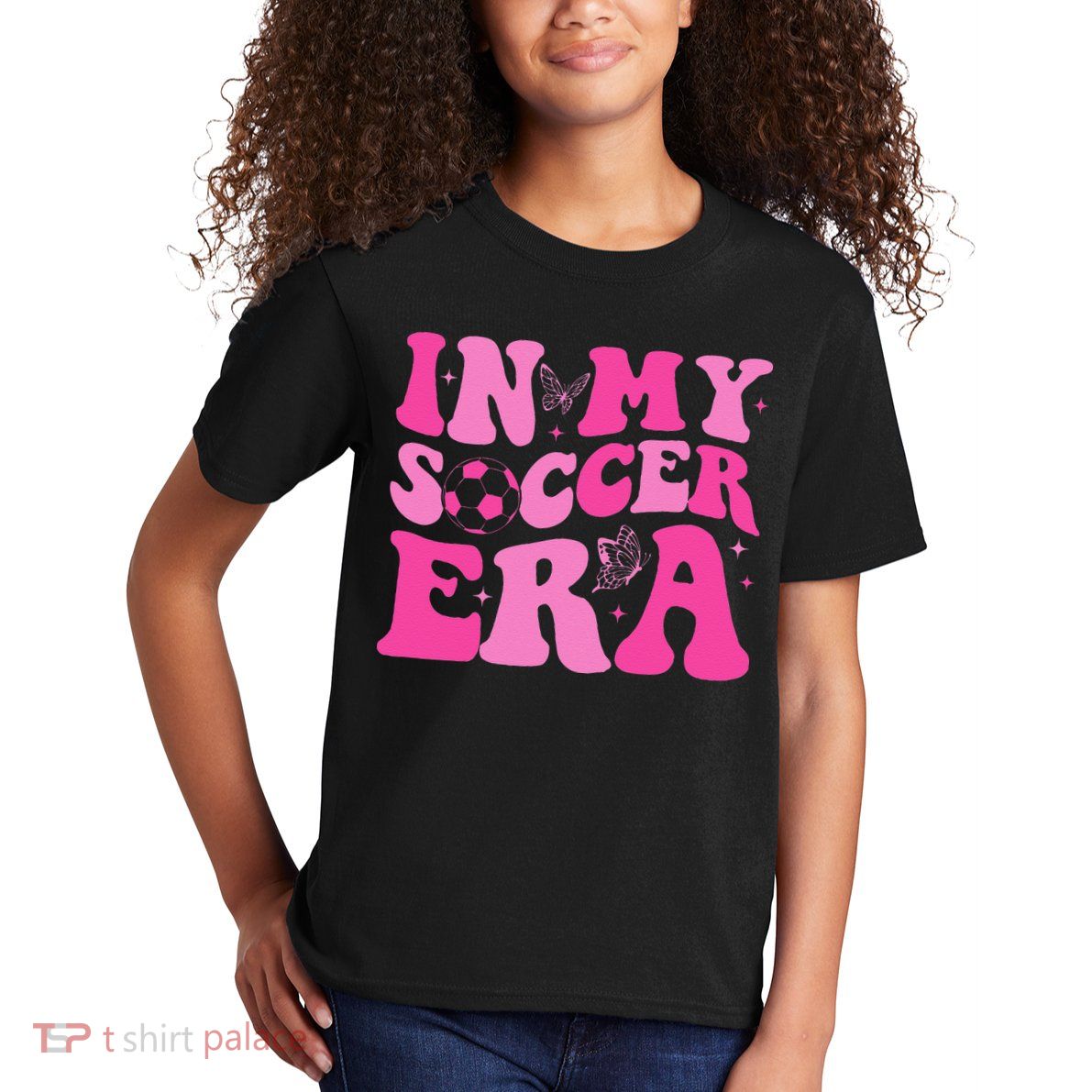 Groovy In My Soccer Era Soccer Player Kids T-Shirt