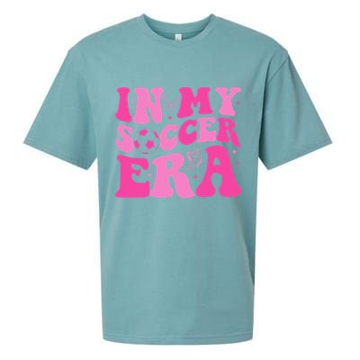 Groovy In My Soccer Era Soccer Player Sueded Cloud Jersey T-Shirt