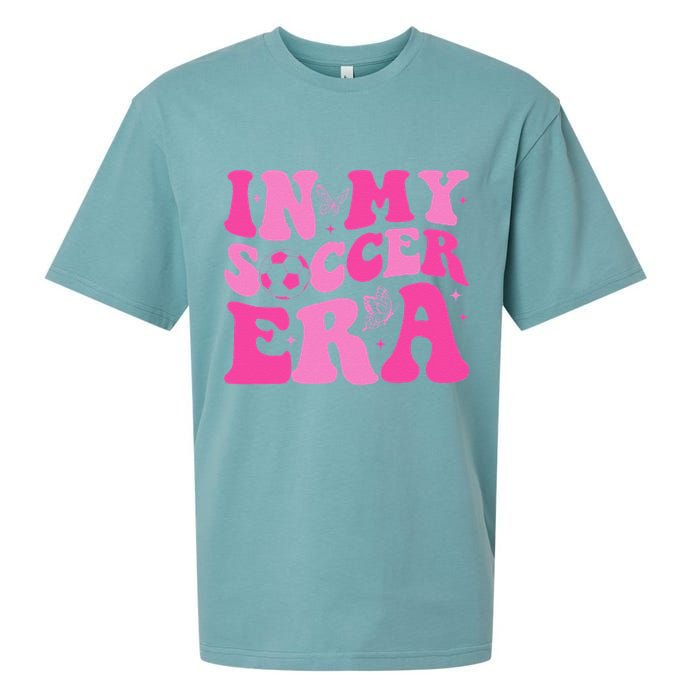 Groovy In My Soccer Era Soccer Player Sueded Cloud Jersey T-Shirt