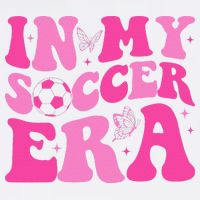 Groovy In My Soccer Era Soccer Player Garment-Dyed Sweatshirt