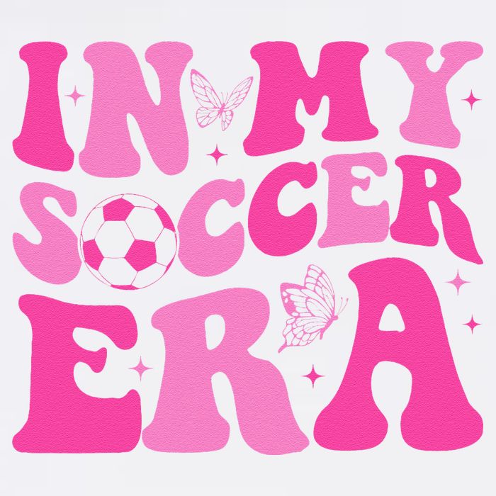 Groovy In My Soccer Era Soccer Player Garment-Dyed Sweatshirt