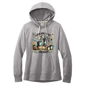 Gardening Is My Therapy Women's Fleece Hoodie