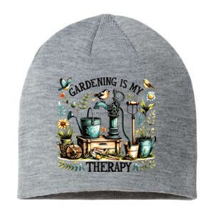 Gardening Is My Therapy Sustainable Beanie