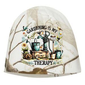 Gardening Is My Therapy Kati - Camo Knit Beanie