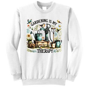 Gardening Is My Therapy Sweatshirt