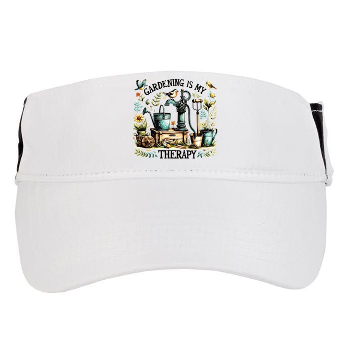 Gardening Is My Therapy Adult Drive Performance Visor