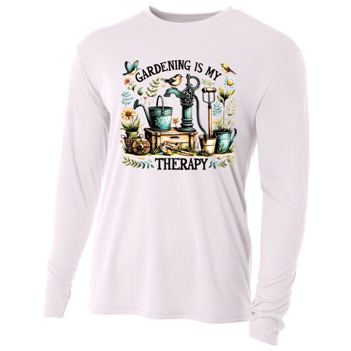 Gardening Is My Therapy Cooling Performance Long Sleeve Crew