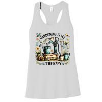 Gardening Is My Therapy Women's Racerback Tank