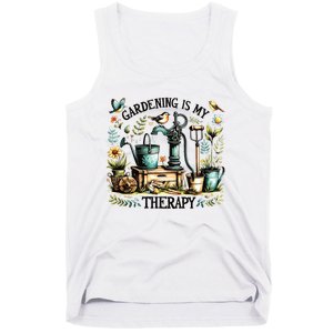 Gardening Is My Therapy Tank Top