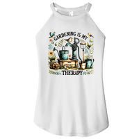 Gardening Is My Therapy Women's Perfect Tri Rocker Tank