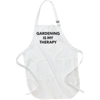 Gardening Is My Therapy Full-Length Apron With Pockets