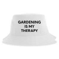 Gardening Is My Therapy Sustainable Bucket Hat