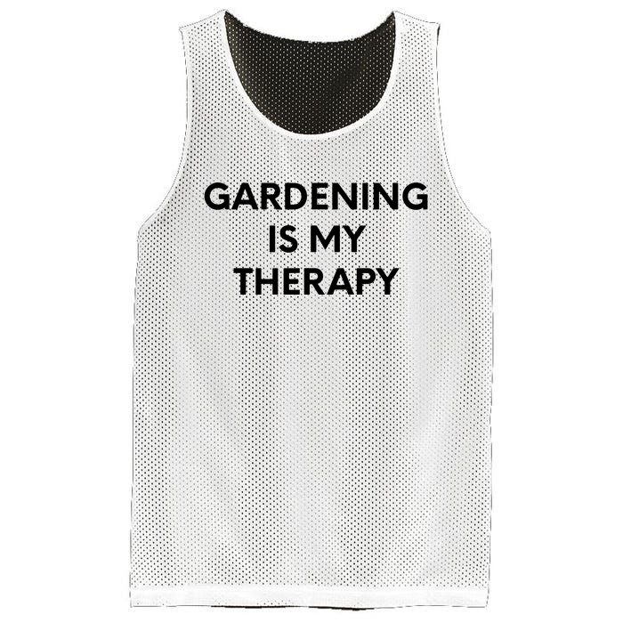 Gardening Is My Therapy Mesh Reversible Basketball Jersey Tank