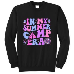 Groovy In My Summer Camp Era Camping Disco Gift Sweatshirt