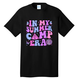 Groovy In My Summer Camp Era Camping Disco Gift Tall T-Shirt