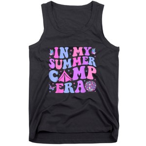 Groovy In My Summer Camp Era Camping Disco Gift Tank Top