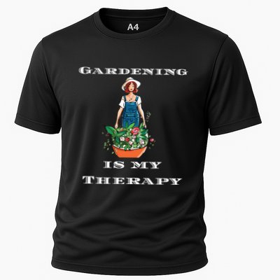 Gardening Is My Therapy Cute Gardener Plant Lover Performance Shirt