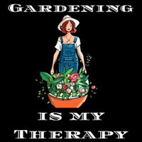 Gardening Is My Therapy Cute Gardener Plant Lover Womens Tank Top