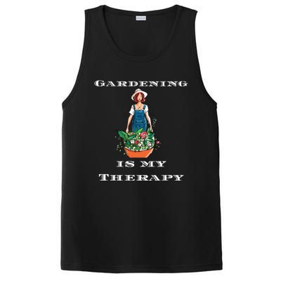 Gardening Is My Therapy Cute Gardener Plant Lover PosiCharge Competitor Tank