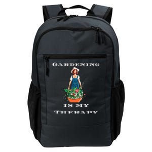 Gardening Is My Therapy Cute Gardener Plant Lover Daily Commute Backpack