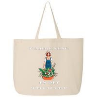 Gardening Is My Therapy Cute Gardener Plant Lover 25L Jumbo Tote