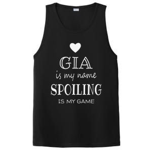 Gia Is My Name Funny Graphic Gifts For Gia Grandma PosiCharge Competitor Tank