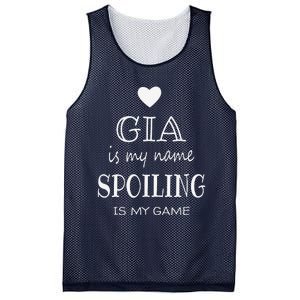 Gia Is My Name Funny Graphic Gifts For Gia Grandma Mesh Reversible Basketball Jersey Tank