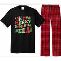 Groovy In My Merry Sonographer Era Christmas  Pajama Set