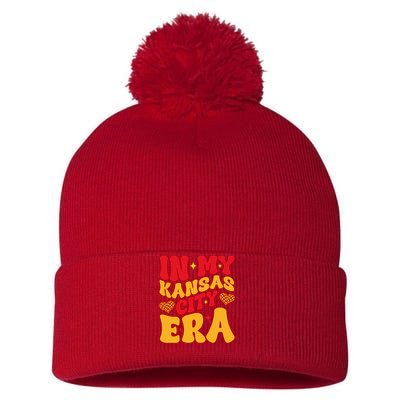 Groovy In My Kansas City Era Pom Pom 12in Knit Beanie