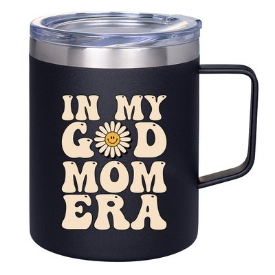 Groovy In My Godmother Era Godmama Era Godmom Era 12oz Stainless Steel Coffee Mug