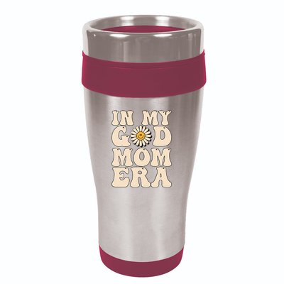 Groovy In My Godmother Era Godmama Era Godmom Era 16oz Travel Tumbler
