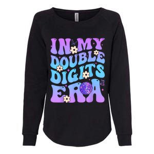 Girl In My Double Digits Era Retro Womens California Wash Sweatshirt