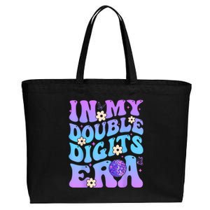 Girl In My Double Digits Era Retro Cotton Canvas Jumbo Tote