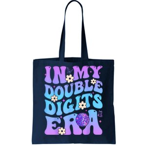 Girl In My Double Digits Era Retro Tote Bag