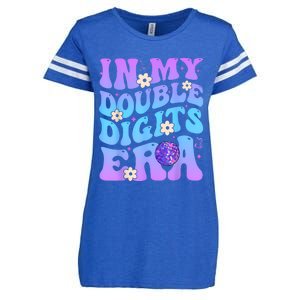 Girl In My Double Digits Era Retro Enza Ladies Jersey Football T-Shirt