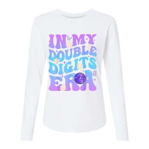 Girl In My Double Digits Era Retro Womens Cotton Relaxed Long Sleeve T-Shirt