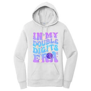 Girl In My Double Digits Era Retro Women's Pullover Hoodie