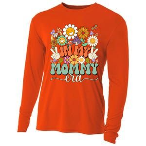 Groovy In My Mommy Mom Era MotherS Day Meaningful Gift Cooling Performance Long Sleeve Crew