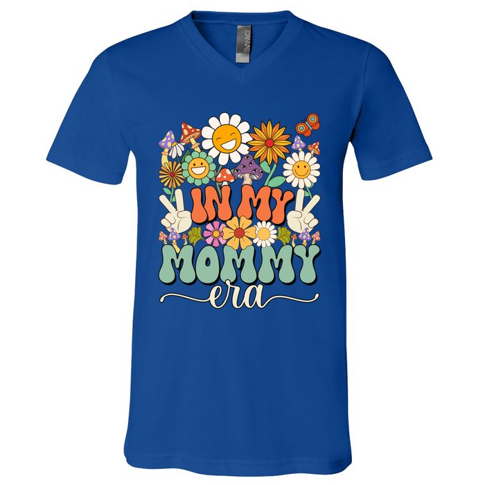 Groovy In My Mommy Mom Era MotherS Day Meaningful Gift V-Neck T-Shirt