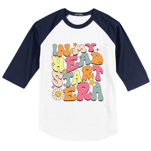 Groovy In My Head Start Era Homeschool Headstart Teacher Baseball Sleeve Shirt