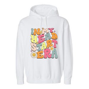 Groovy In My Head Start Era Homeschool Headstart Teacher Garment-Dyed Fleece Hoodie