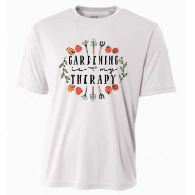 Gardening Is My Therapy Garden Lover Cooling Performance Crew T-Shirt