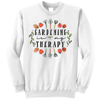 Gardening Is My Therapy Garden Lover Sweatshirt