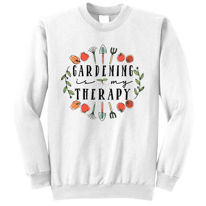 Gardening Is My Therapy Garden Lover Sweatshirt