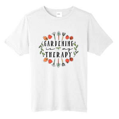 Gardening Is My Therapy Garden Lover Tall Fusion ChromaSoft Performance T-Shirt