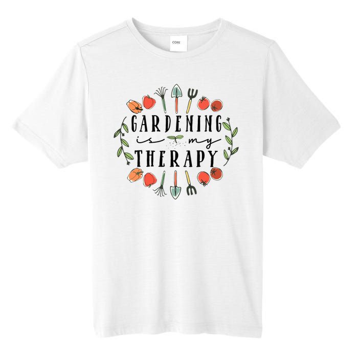 Gardening Is My Therapy Garden Lover Tall Fusion ChromaSoft Performance T-Shirt